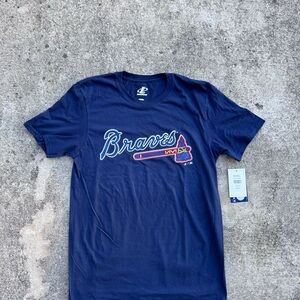 Majestic Blue Short Sleeve Braves Tee (NWT)